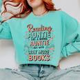 Reading Auntie Book Lover For Bookworm Aunt Comfort Colors Sweatshirt Butter Reading Auntie Book Lover For Bookworm Aunt Comfort Colors Sweatshirt Butter