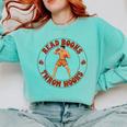 Reading Book Lover Boxer Boxing Lover Read Books Throw Hooks Comfort Colors Sweatshirt Butter