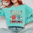 Reading Book Lover School Librarian Hooray It's Library Day Comfort Colors Sweatshirt Butter Reading Book Lover School Librarian Hooray It's Library Day Comfort Colors Sweatshirt Butter