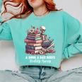 Reading A Book Per Day Keeps Reality Away Skeleton Books Comfort Colors Sweatshirt Butter Reading A Book Per Day Keeps Reality Away Skeleton Books Comfort Colors Sweatshirt Butter