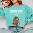 Reading Book Teacher 67 Six Seven Meme Comfort Colors Sweatshirt Butter Reading Book Teacher 67 Six Seven Meme Comfort Colors Sweatshirt Butter