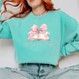 Reading Books Mom Mothers Day Coquette Pink Bow Book Lovers Comfort Colors Sweatshirt Butter Reading Books Mom Mothers Day Coquette Pink Bow Book Lovers Comfort Colors Sweatshirt Butter