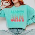 Reading Is My Jam Book Lover Bookworm Teacher Library Reader Comfort Colors Sweatshirt Butter Reading Is My Jam Book Lover Bookworm Teacher Library Reader Comfort Colors Sweatshirt Butter