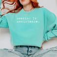 Reading Is Resistance Banned Books Comfort Colors Sweatshirt Butter