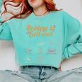 Reading Is Self Care Mental Health Read More Book Comfort Colors Sweatshirt Butter