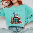 Reading Snow So Many Books Christmas Snow Little Time Comfort Colors Sweatshirt Butter Reading Snow So Many Books Christmas Snow Little Time Comfort Colors Sweatshirt Butter