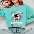Reading Is Out Of This World Space Book Lover Comfort Colors Sweatshirt Butter