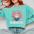 Readsolotl Axolotl Reading Book Lover Kawaii Bookworms Comfort Colors Sweatshirt Butter Readsolotl Axolotl Reading Book Lover Kawaii Bookworms Comfort Colors Sweatshirt Butter