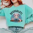 Readsolotl Book Lover Reading Axolotl Kids Reader Comfort Colors Sweatshirt Butter Readsolotl Book Lover Reading Axolotl Kids Reader Comfort Colors Sweatshirt Butter