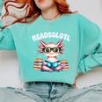 Readsolotl Pink Kawaii Axolotl Read Book Lover Reading Comfort Colors Sweatshirt Butter Readsolotl Pink Kawaii Axolotl Read Book Lover Reading Comfort Colors Sweatshirt Butter