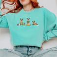 Reindeer Reading Books Christmas Library Classroom Comfort Colors Sweatshirt Butter Reindeer Reading Books Christmas Library Classroom Comfort Colors Sweatshirt Butter