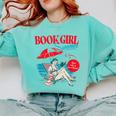 Retro Book Girl Summer For Women Beach Reading Comfort Colors Sweatshirt Butter Retro Book Girl Summer For Women Beach Reading Comfort Colors Sweatshirt Butter
