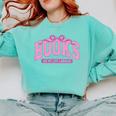 Retro Pink Coquette Bow Valentine Book Lover Varsity Comfort Colors Sweatshirt Butter Retro Pink Coquette Bow Valentine Book Lover Varsity Comfort Colors Sweatshirt Butter