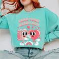Retro Read Your Heart Out Valentine's Day Teacher Book Lover Comfort Colors Sweatshirt Butter Retro Read Your Heart Out Valentine's Day Teacher Book Lover Comfort Colors Sweatshirt Butter
