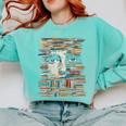 RtY Book Man Graphic Eyes Colorful Art Small Comfort Colors Sweatshirt Butter RtY Book Man Graphic Eyes Colorful Art Small Comfort Colors Sweatshirt Butter