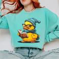 Rubber Duck Reading Book Rubber Duckie Reader Coffee Lover Comfort Colors Sweatshirt Butter Rubber Duck Reading Book Rubber Duckie Reader Coffee Lover Comfort Colors Sweatshirt Butter