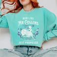 Run Like Mr Collins Just Proposed Books And Running Comfort Colors Sweatshirt Butter