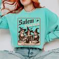 Salem Book Club Bookish Halloween Retro Salem Witch Book Comfort Colors Sweatshirt Butter