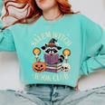 Salem Witch Book Club Bookish Halloween Raccoon Witchcraft Comfort Colors Sweatshirt Butter
