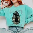 Salem Witch Book Club Cat Reading Witchy Halloween Men Comfort Colors Sweatshirt Butter Salem Witch Book Club Cat Reading Witchy Halloween Men Comfort Colors Sweatshirt Butter