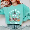 Salem Witch Book Club Raccoon Halloween Comfort Colors Sweatshirt Butter Salem Witch Book Club Raccoon Halloween Comfort Colors Sweatshirt Butter