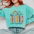 School Psychologist Book Psychology Teacher Appreciation Comfort Colors Sweatshirt Butter School Psychologist Book Psychology Teacher Appreciation Comfort Colors Sweatshirt Butter