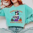 Season Of The Witch Spooky Readers Spell Book Hallowen Comfort Colors Sweatshirt Butter