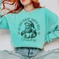 He Sees What You'Ve Been Reading Bookish Christmas Comfort Colors Sweatshirt Butter He Sees What You'Ve Been Reading Bookish Christmas Comfort Colors Sweatshirt Butter