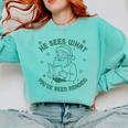 He Sees What You'Ve Been Reading Christmas Bookish Santa Premium Tri-Blend Comfort Colors Sweatshirt Butter He Sees What You'Ve Been Reading Christmas Bookish Santa Premium Tri-Blend Comfort Colors Sweatshirt Butter