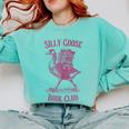 Silly Goose Book Club Comfort Colors Sweatshirt Butter