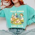 Silly-Goose Book Club Goose And Book Lovers Comfort Colors Sweatshirt Butter Silly-Goose Book Club Goose And Book Lovers Comfort Colors Sweatshirt Butter