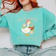 Silly Goose Book Club Member Reading Lover Comfort Colors Sweatshirt Butter Silly Goose Book Club Member Reading Lover Comfort Colors Sweatshirt Butter