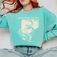 Skeleton Read More Books Comfort Colors Sweatshirt Butter