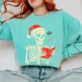 Skeleton Reading Book Christmas Teacher Librarian Book Lover Comfort Colors Sweatshirt Butter Skeleton Reading Book Christmas Teacher Librarian Book Lover Comfort Colors Sweatshirt Butter