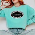 Smithsonian Institution Library 1944 Book Stamp Comfort Colors Sweatshirt Butter