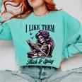 Smut Reader Spicy Book Romance I Like Them Thick & Spicy Comfort Colors Sweatshirt Butter