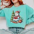 Snowman Reading Book Lovers Christmas Librarian Bookworm Comfort Colors Sweatshirt Butter Snowman Reading Book Lovers Christmas Librarian Bookworm Comfort Colors Sweatshirt Butter