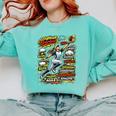 Softball Outfielder Best Traits Brave Retro Comic Book Art Premium Tri-Blend Comfort Colors Sweatshirt Butter Softball Outfielder Best Traits Brave Retro Comic Book Art Premium Tri-Blend Comfort Colors Sweatshirt Butter