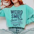 Spicy Romance Book Reader Fan Weird Smut Social Club Premium Tri-Blend Comfort Colors Sweatshirt Butter Spicy Romance Book Reader Fan Weird Smut Social Club Premium Tri-Blend Comfort Colors Sweatshirt Butter
