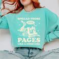 Spread Those Pages Like A Good Girl Shirt Smutty Spicy Book Premium Tri-Blend Comfort Colors Sweatshirt Butter