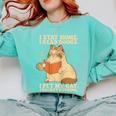 I Stay Home I Read Books I Pet My Cat I Regret Nothing Women Comfort Colors Sweatshirt Butter I Stay Home I Read Books I Pet My Cat I Regret Nothing Women Comfort Colors Sweatshirt Butter