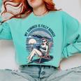My Summer Is Fully Booked Fun Girls Summer Book Lovers Comfort Colors Sweatshirt Butter My Summer Is Fully Booked Fun Girls Summer Book Lovers Comfort Colors Sweatshirt Butter