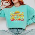 Sunshine & Books For Bookworm Summer Reading Comfort Colors Sweatshirt Butter Sunshine & Books For Bookworm Summer Reading Comfort Colors Sweatshirt Butter