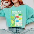 Superman Kryptonite Handbook Premium Tri-Blend Comfort Colors Sweatshirt Butter