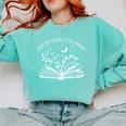 Support Your Local Library Book Reading Books Comfort Colors Sweatshirt Butter