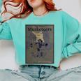 The Three Musketeers Book Cover Comfort Colors Sweatshirt Butter