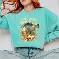 Tired Moms Book Club Cozy Night Coffee Reading Cat Comfort Colors Sweatshirt Butter