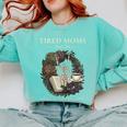 Tired Moms Book Club Dark Floral Coffee Skeleton Comfort Colors Sweatshirt Butter Tired Moms Book Club Dark Floral Coffee Skeleton Comfort Colors Sweatshirt Butter