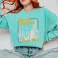 Tired Moms Book Club Reading Books Lovers Mom For Mothers Comfort Colors Sweatshirt Butter