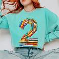 Toddler 2nd Birthday Books Themed 2 Year Old Boys Kids Girls Comfort Colors Sweatshirt Butter Toddler 2nd Birthday Books Themed 2 Year Old Boys Kids Girls Comfort Colors Sweatshirt Butter